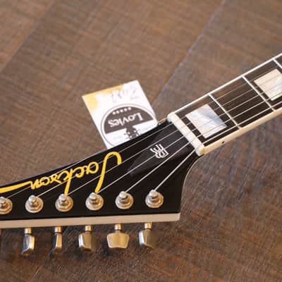 2009 Jackson Custom Shop LTD Randy Rhoads Concorde Tribute White w/ Black Pinstripes Relic +COA OHSC image 14