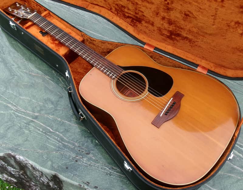 Yamaha FG180 Circa 1972 Red Label Nippon Gakki + Rocket Case image 1