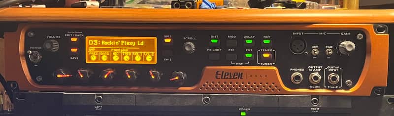 Avid Eleven Rack Guitar Multi-Effects Processor and Pro Tools Interface 2010 - 2017 - Orange image 1