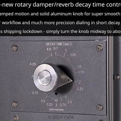 CVPA PlateMic-S - Compact Analog Stereo Plate Reverb w/internal Stereo Driver System (SDS) - PREORDER image 7