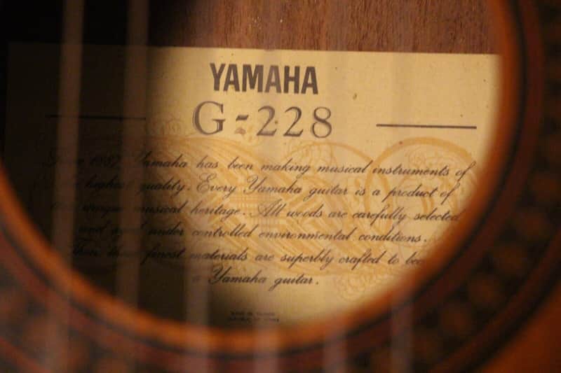 Yamaha G-228 late 70s to early 80s - gloss image 1