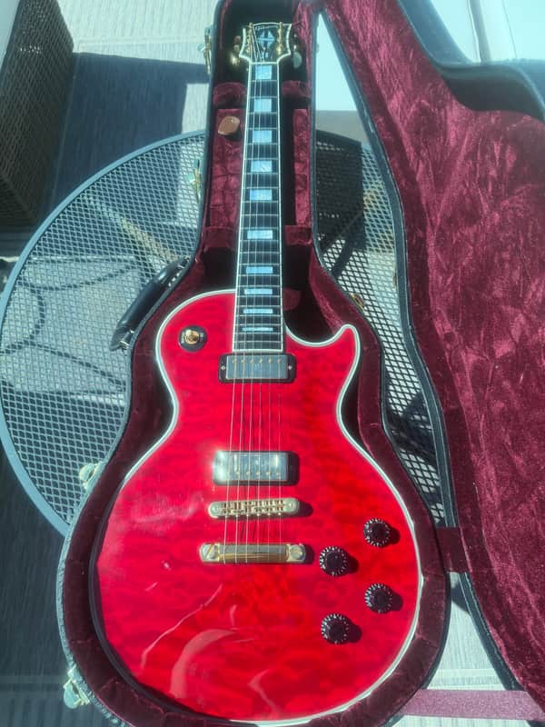 Gibson Les Paul Custom 2001 - Red Quilt image 1