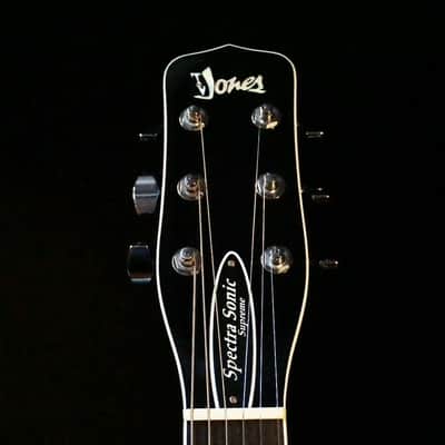 TV Jones Spectra Sonic Supreme Metallic Teal Guitar W/Hardshell Case image 7