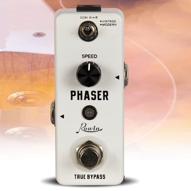 Rowin LEF-313 Phaser Classic Warm Analog Vint/Modern PHASER Guitar Effect Pedal True Bypass image 1