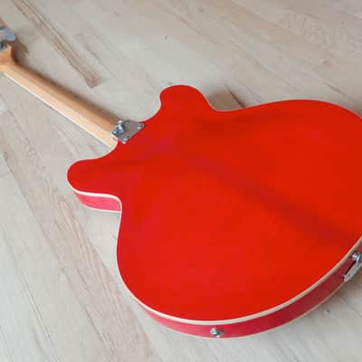 1960s Vox Cougar V214 Vintage Electric Bass Guitar Eko Italy Cherry Minty w/ohsc image 14