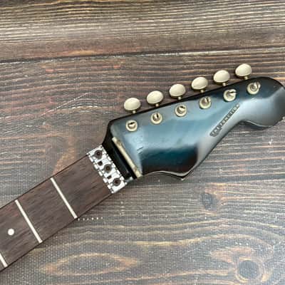 1984 FERNANDES FST-115 Stratocaster Neck Blue Sunburst w/Locking Nut image 5