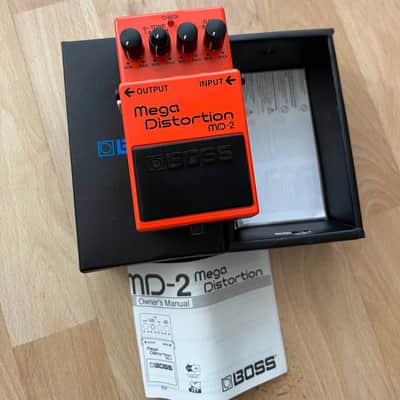 Boss MD-2 Mega Distortion (Silver Label) 2001 - Present - Red image 1
