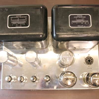 McIntosh MC60 60-Watt Mono Tube Monophonic Monoblock Power Amplifier 1955 - 1961 - Black (with extra tubes) image 2