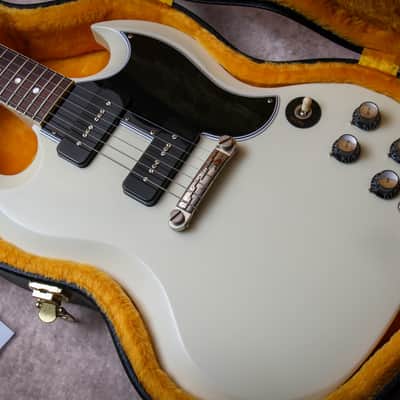 GIBSON USA Custom Shop 1963 SG Special Reissue Lightning Bar "Classic White + Rosewood" (2023) image 2