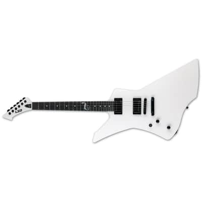 ESP LTD James Hetfield Signature Snakebyte Left-Handed Guitar w/ EMG JH Set Pickups & Hardshell Case - Snow White image 3