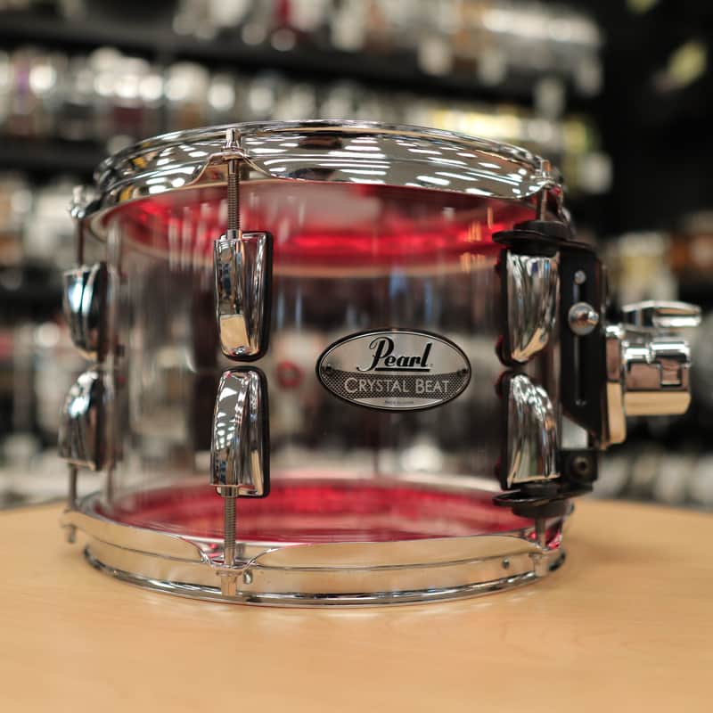 Pre-Owned Pearl 7x10" Crystal Beat Tom (Ultra Clear)