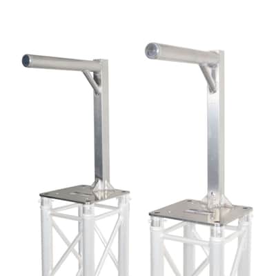 Pro X Set of 2 Inverted Lighting Mount Top Plates with 24"H and 16"L, 2" OD Arm image 2