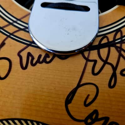 Robert Johnson Tribute Guitar - Delta Blues Parlor Guitar Autographed by BB King, Robert Cray, Buddy Guy, Jeff Healey image 24