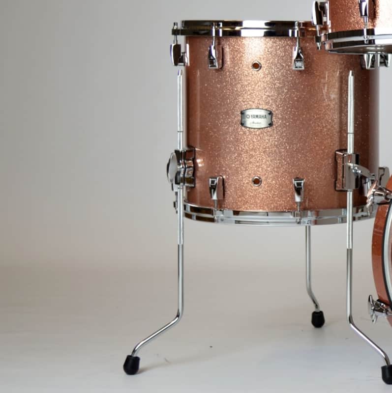 YAMAHA Absolute Hybrid Maple 16 x 15 Floor Tom, Pink Champagne Sparkle - AMF1615-PCS image 1