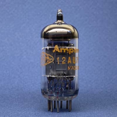 Amperex 12AU7 ECC82 • 1970 • 100% BALANCED Gm & mA tube • Very Strong NOS • Orange Globe • Philips, Heerlen ΔOB2 • Amplitrex AT-1000 Digitally Tested • Quite Very Low Noise • A-12 image 2