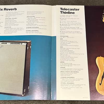 Fender New Product Brochure 1970’s imagen 2