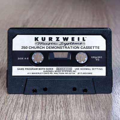 Kurzweil 250 Original 80s Church Demo Cassette // Ultra Rare image 2