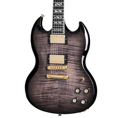 Gibson SG Supreme Electric Guitar - Trans Ebony Burst image 3