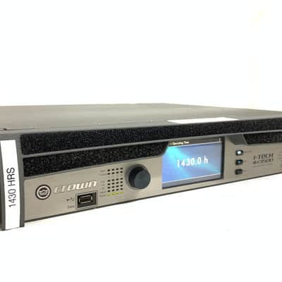 Crown I-Tech 4X3500HD Power Amp WITH/Speakon Post 1430 Hrs #0159 (One)True Heart Sound image 1