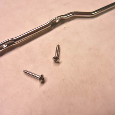 DeArmond reissue NICKEL neck mounting rod for Rhythm Chief 1000 pickup image 1