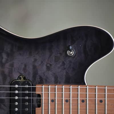 EVH Wolfgang WG Special QM, Baked Maple Fingerboard- Charcoal Burst image 8