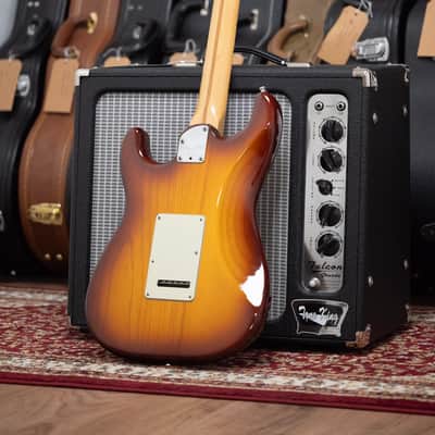 2011 Fender USA American Deluxe Ash Stratocaster - Tobacco Sunburst image 12