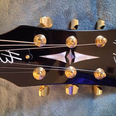 Harley Benton Harley Benton HB-35Plus Black Gold hardware 2024 - Black image 5