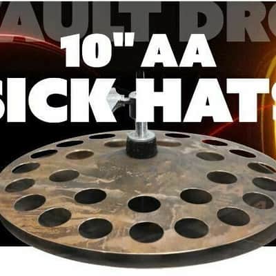 Sabian AA 10” Sick Hi Hat Cymbals/Limited Edition/Brand New-Warranty image 1