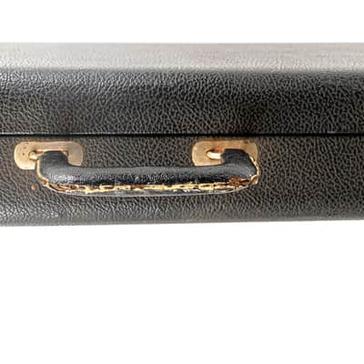 Vintage Fender G&G Guitar Case Late 60s Early 70s Black Tolex Orange Interior image 8