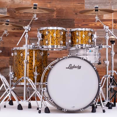 LUDWIG NEUSONIC 4 PIECE MOD 2 DRUM KIT, BUTTERSCOTCH PEARL image 4