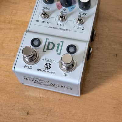 Walrus Audio Mako D1 High-Fidelity Stereo Delay V2 2022 - 2024 - Grey image 2