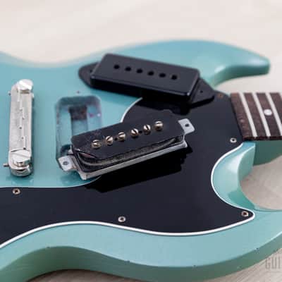1963 Gibson Les Paul SG Junior Vintage Guitar Pelham Blue w/ Case image 17
