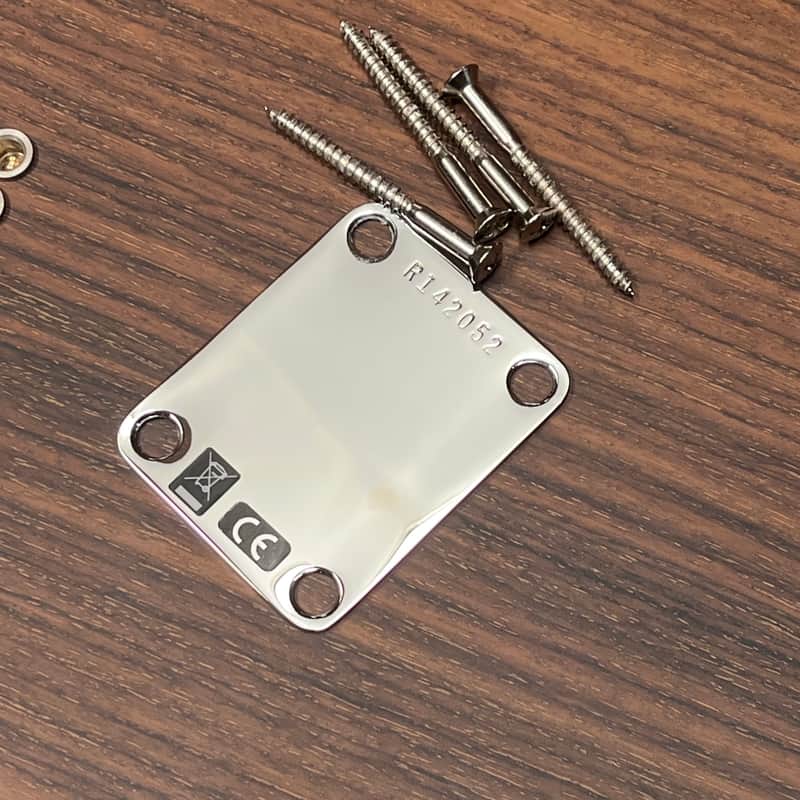 2024 Fender Custom Shop R142XXXSerial # Neck Plate w/ Original Screws Strat / Tele / Jazzmaster / Jaguar Etc Stratocaster Telecaster Etc image 1