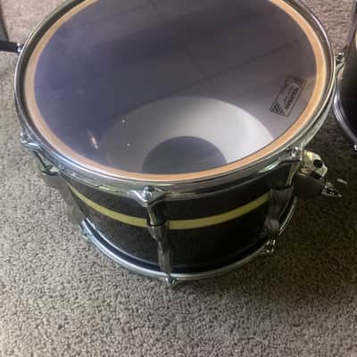 Premier resonator drums 1970 - black with pearl stripe image 8
