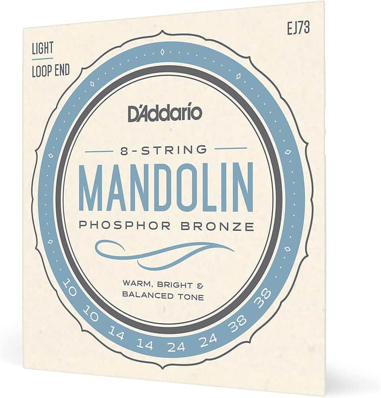 D'Addario EJ73 Mandolin Phosphor Bronze Light J73 Strings 10-38 image 1