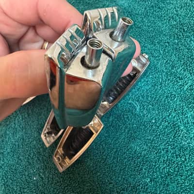 Ludwig Lot of 8 Vintage Large Classic Bass Drum or Tom Lugs - Chrome L#2 70s 80s - Chrome image 14