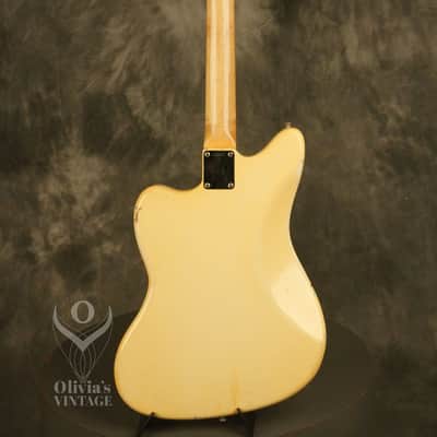 original 1964 Fender JAZZMASTER Olympic White w/matching headstock image 15