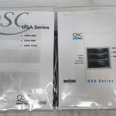 QSC Vintage Series USA Model 900, 2 x 270 watts 8 Ohms, made in USA image 3