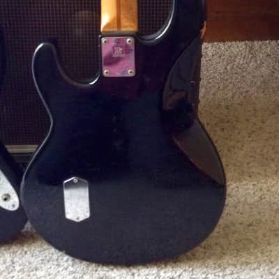 Musicman Stingray Bass 4 string 1987 Black....fantastic Flea Tone image 9