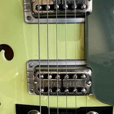 Gretsch G6118T Anniversary with Bigsby 2003 - 2016 - Smoke Green 2-Tone image 13