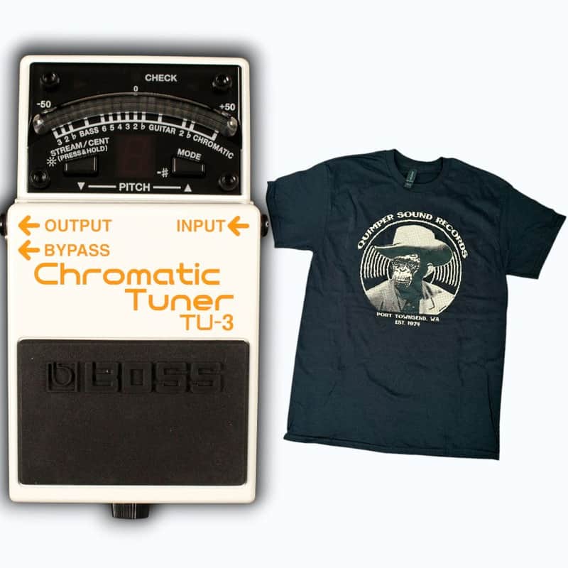 Boss TU-3 Chromatic Tuner/Power Supply FREE LARGE MONK SHIRT INCLUDED!! image 1