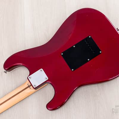 2014 Fender Aerodyne Stratocaster AST Candy Apple Red, Japan MIJ image 15