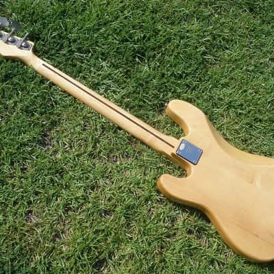 Vintage Harmony P Bass Copy - Natural Wood Finish - Cool Bass! image 6