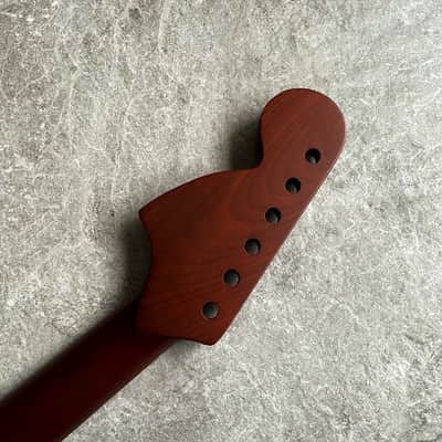 Start Dark Roasted Vintage guitar Neck Rosewood 22 Fret! 70s Big Head Custom Guitar Project image 4