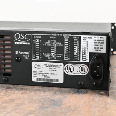 QSC CX302 (Clair Bros Model CBX 325) 2-Channel Power Amplifier CG01J0Y image 6