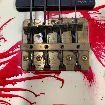 Aria pro  ZZ  B custom  1980’S Blood splatter image 5