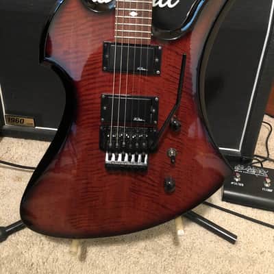 B. C. Rich Mockingbird NJ - Flamed Maple, Floyd Rose image 3
