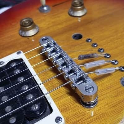 LP SG 6 String Guitars For Guyker Tune-O-Matic Roller Saddle Guitar Bridge image 5