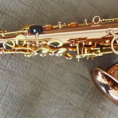 Monique Pro Series Alto Saxophone (SELMER/BUFFET CLONE) 1990s - Copper & Brass image 16