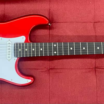 Tokai TOK-AST-101R-CAR SSS-style Guitar, Alder Body, Rosewood Fretboard - Candy Apple Red w/ Bag image 2